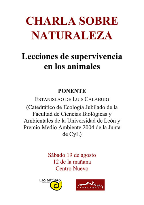 Charla Estanislao de Luis peque