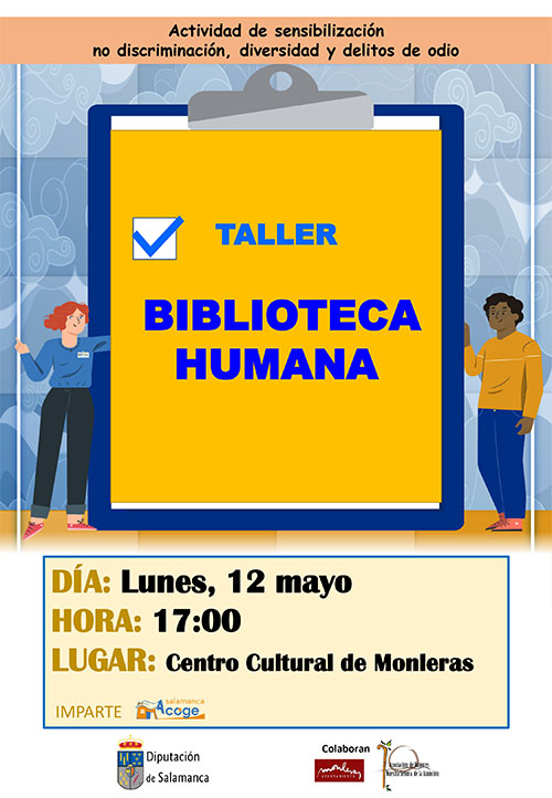 CARTEL biblioteca humana peque