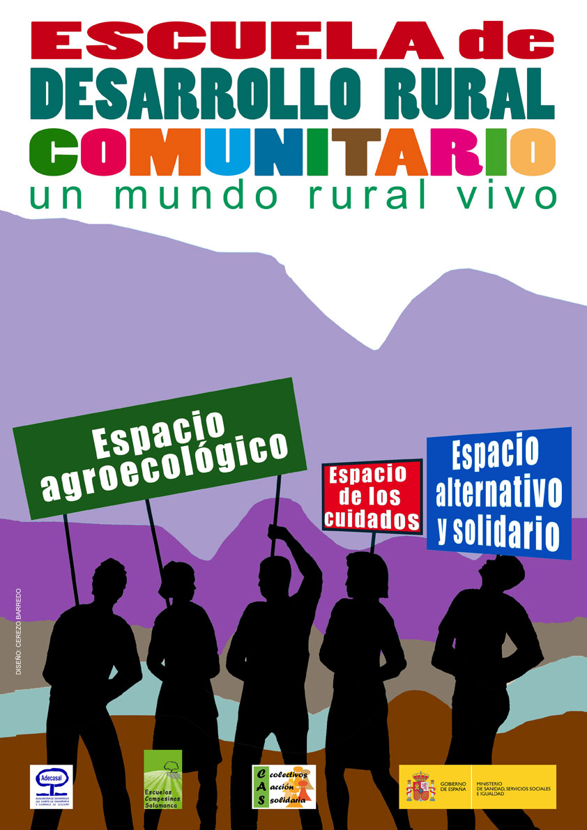 cartel escuela rural peque