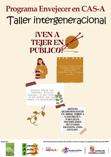 Taller intergeneracional peque