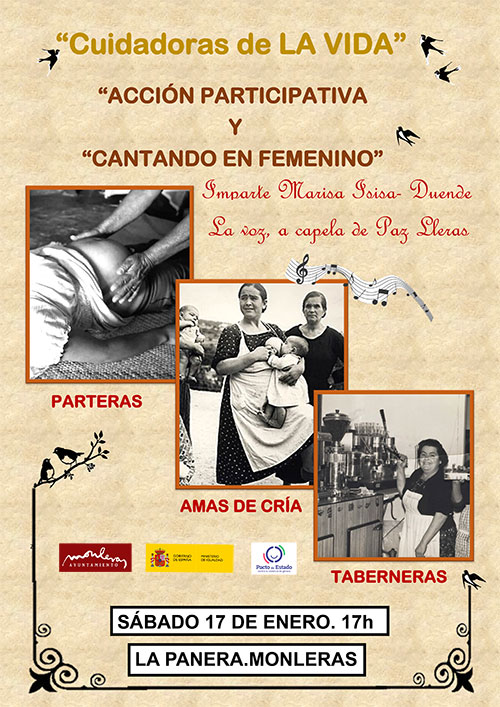 cartel cuidadoras de la vida peque