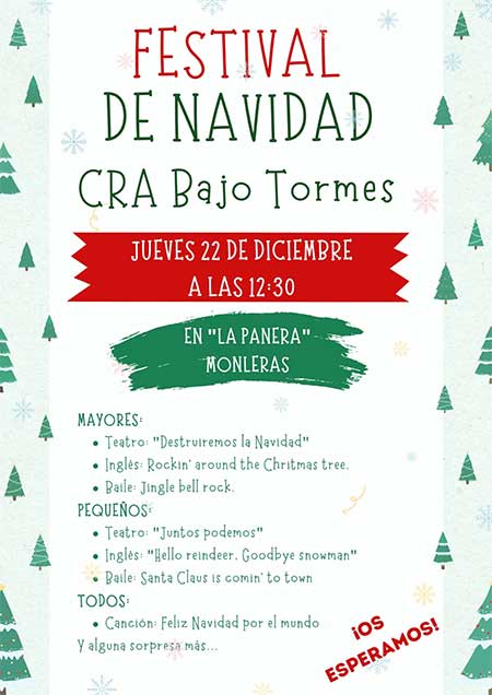 Festival Navidad CRA Bajo Tormes peque